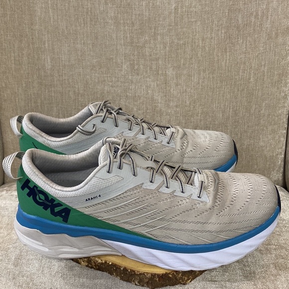 Hoka One One Mens Arahi 4 Gray Running Shoes
Lace Up Size 13 - Picture 5 of 14
